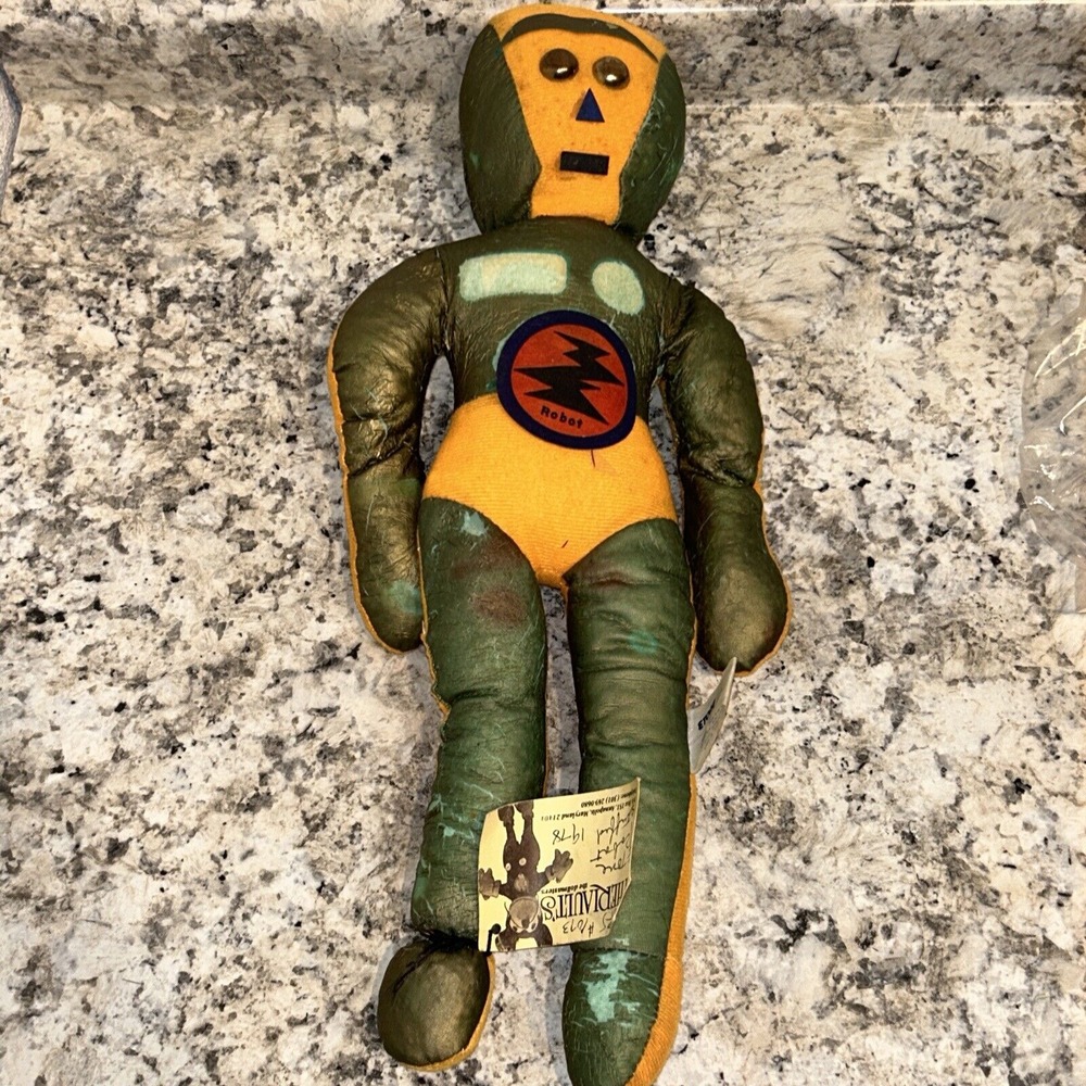 Star Wars K.O. C-3PO Plush Etone Robot 22" tall destruct Vintage 1978 P4